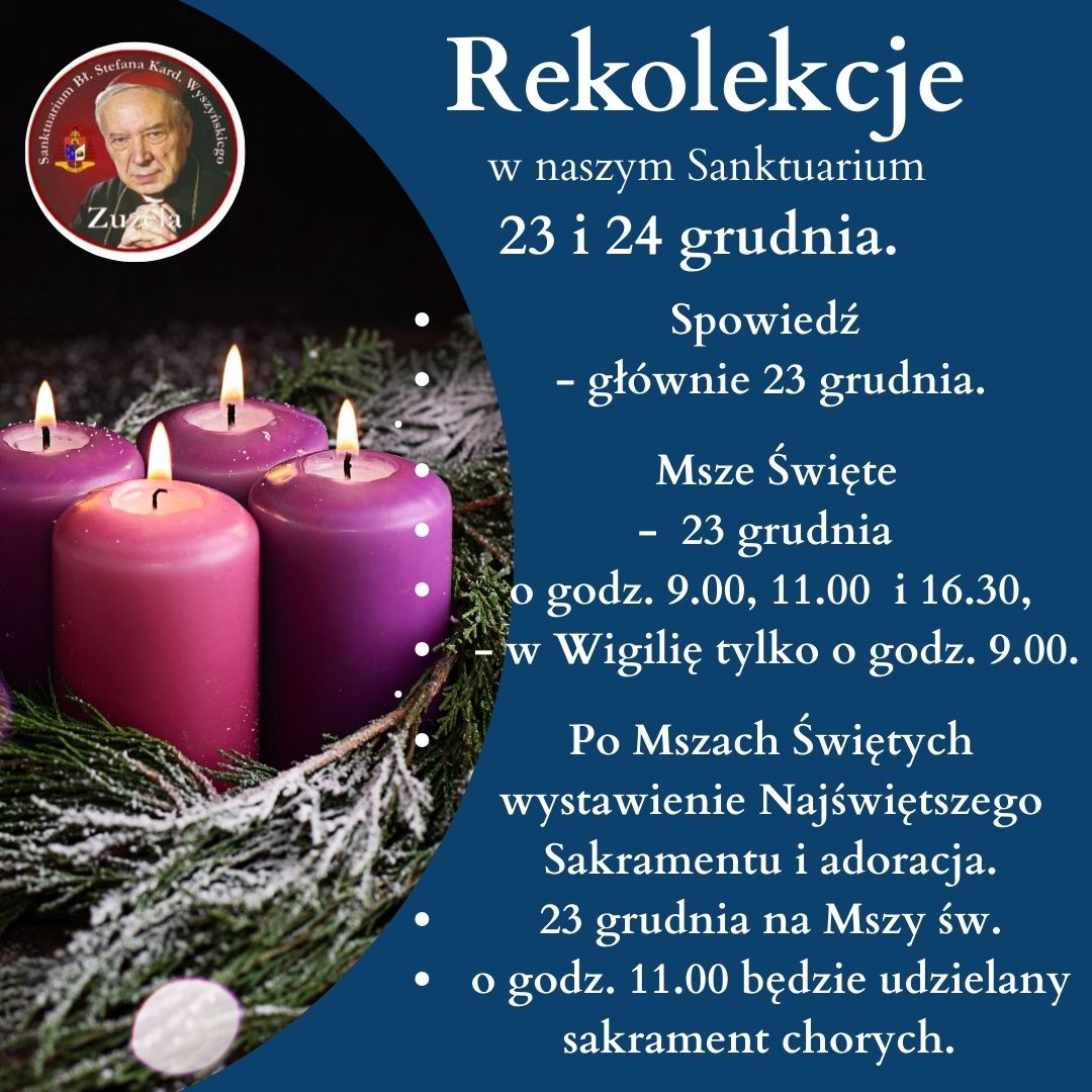 zuzela rekolekcje adwentowe 2025